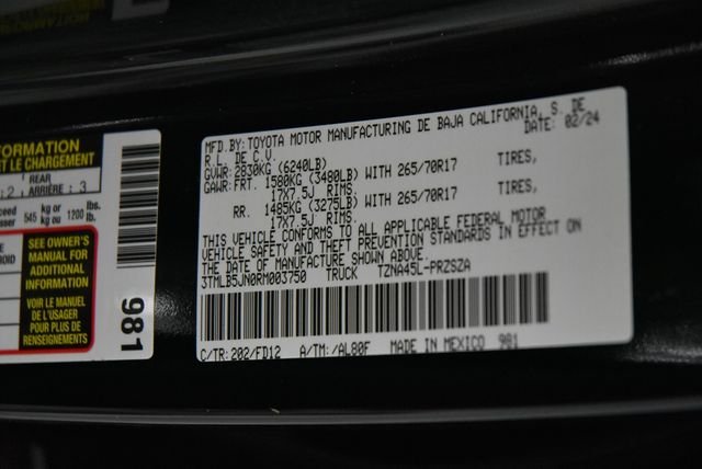 Used 2024 Black Toyota TRD Off-Road image 50