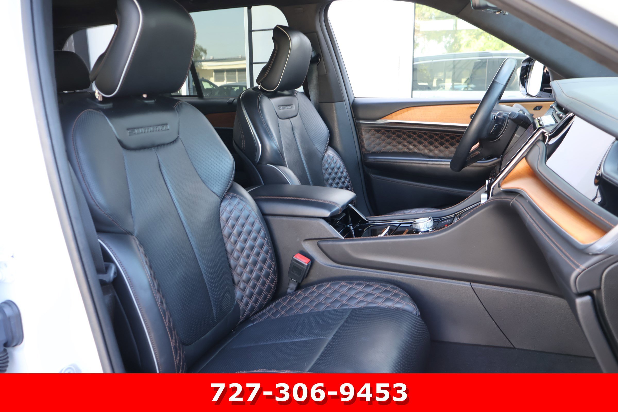 Used 2022 Bright White Clearcoat Jeep Summit Reserve image 21