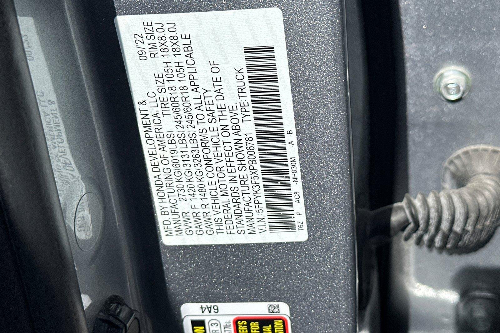 Used 2023 Lunar Silver Metallic Honda RTL image 28