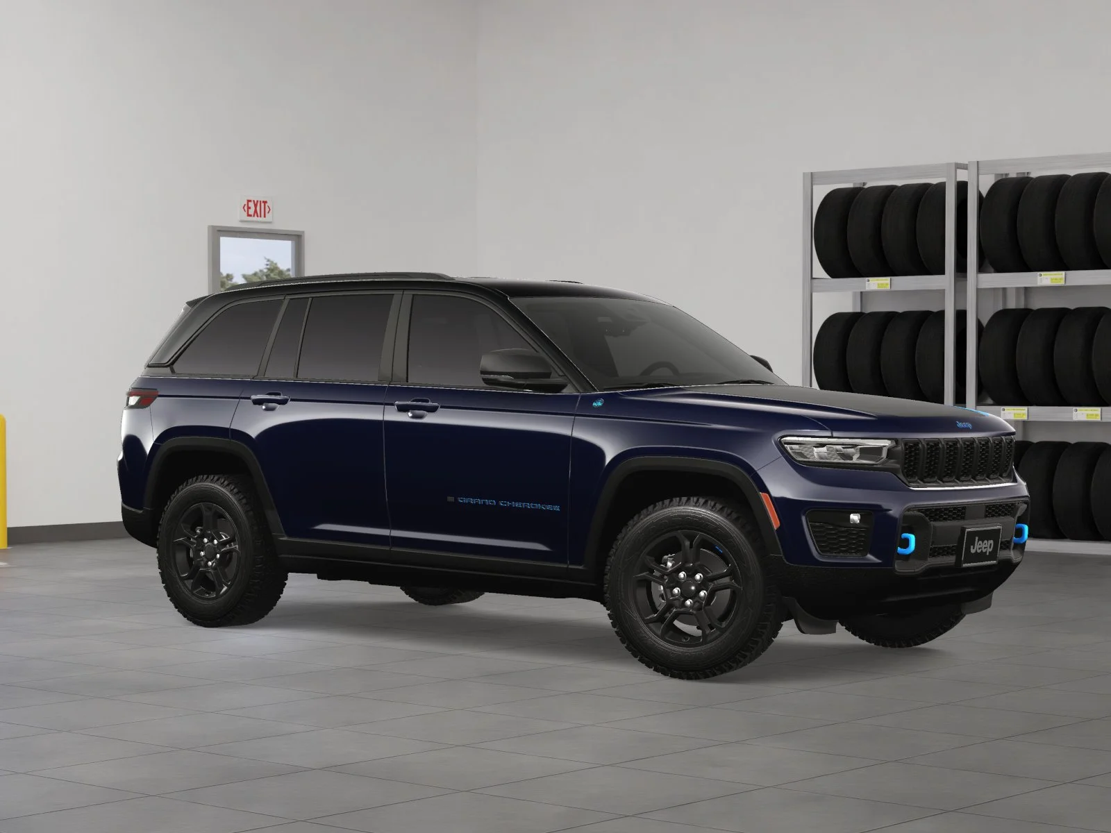New 2024 Midnight Sky Exterior Paint Jeep Trailhawk 4xe image 37