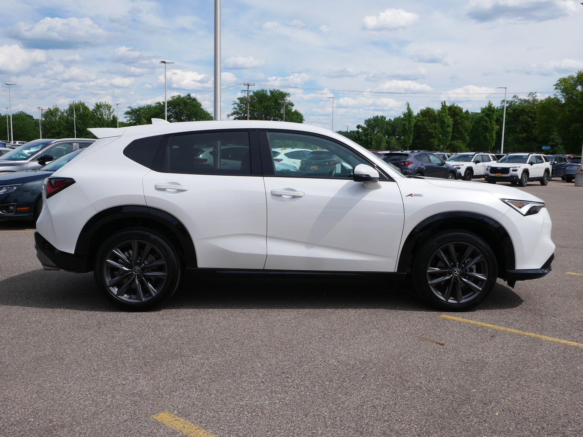 Used 2025 Platinum White Pearl Acura w/A-Spec Package image 8