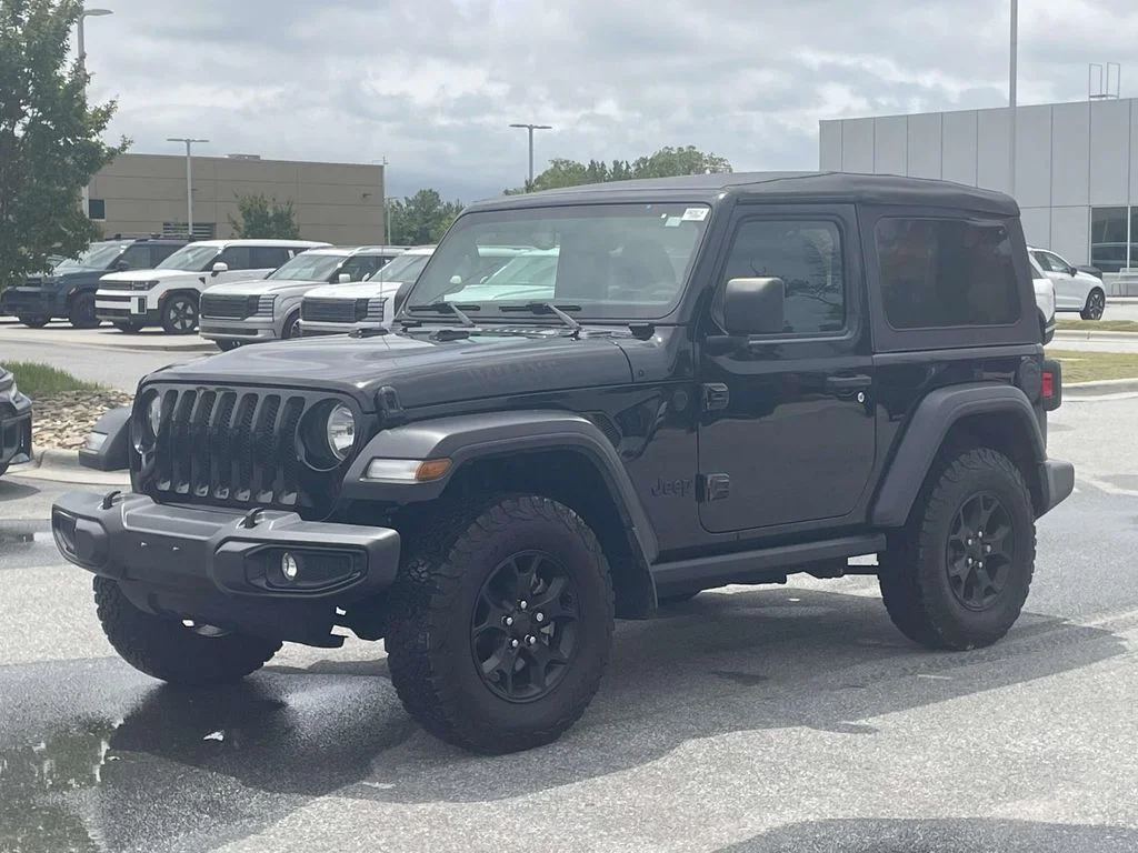 Used 2021 Black Clearcoat Jeep Willys Sport image 23