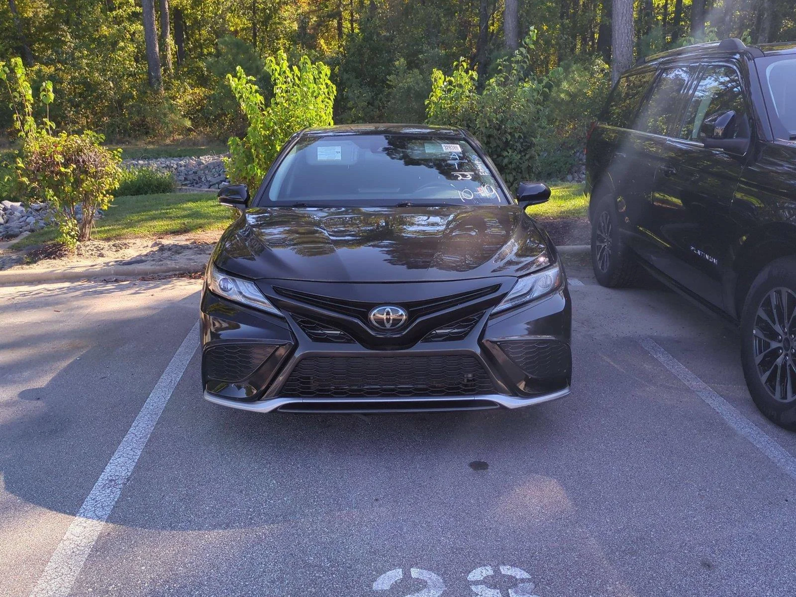 Used 2023 Midnight Black Metallic Toyota XSE image 2