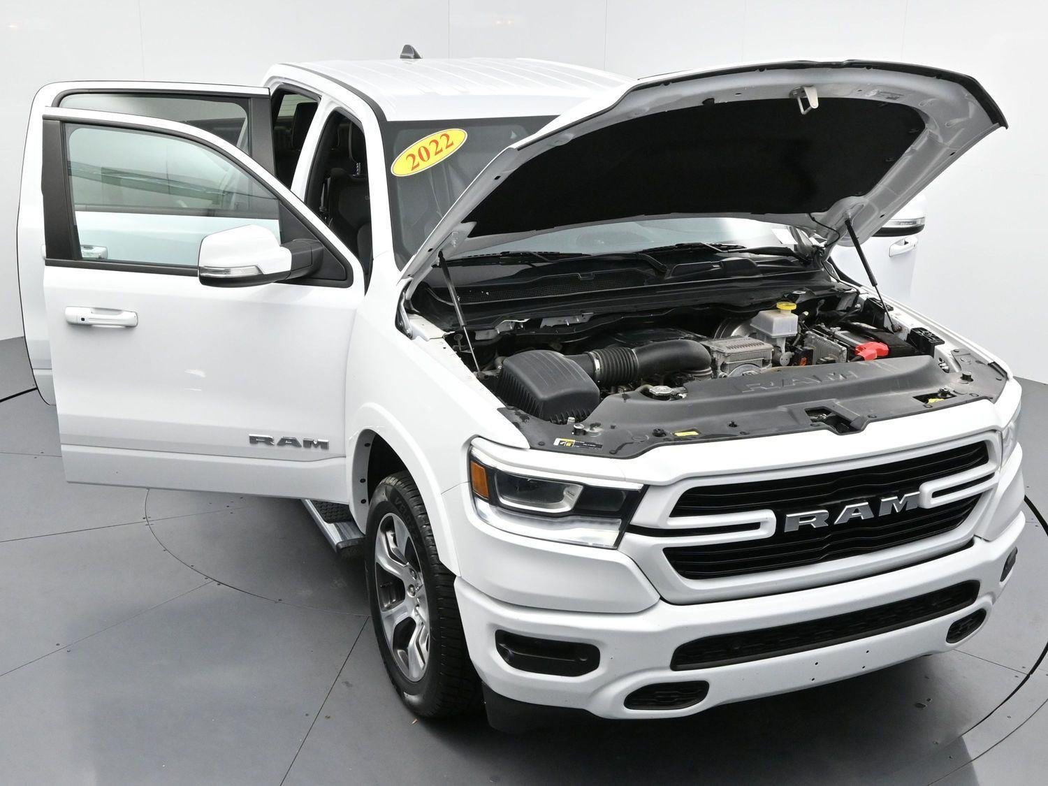 Used 2022 Bright White Clearcoat Ram Laramie image 46