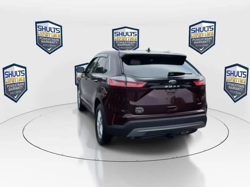 Used 2024 Burgundy Velvet Metallic Tinted Clearcoat Ford SEL image 9