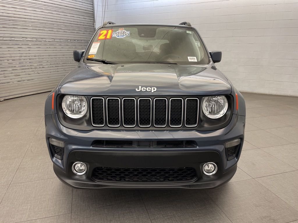 Certified Used 2021 Blue Jeep Latitude image 10