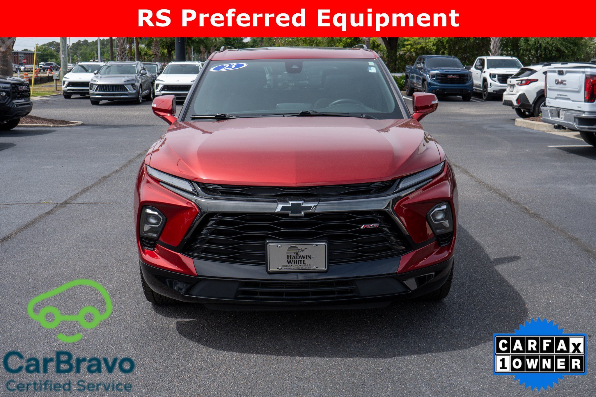 Used 2023 Radiant Red Tintcoat Chevrolet RS image 8