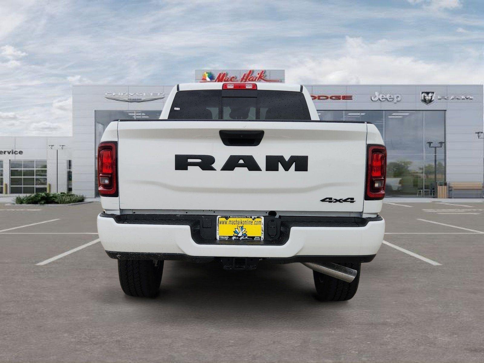 New 2026 Bright White Clear-Coat Exterior Paint RAM Black Express image 4