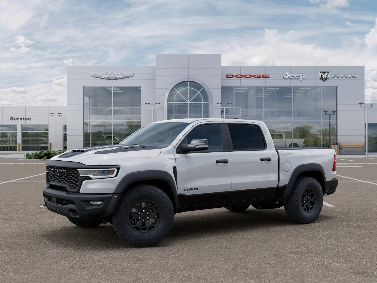New 2026 Bright White Clear-Coat Exterior Paint RAM RHO image 57