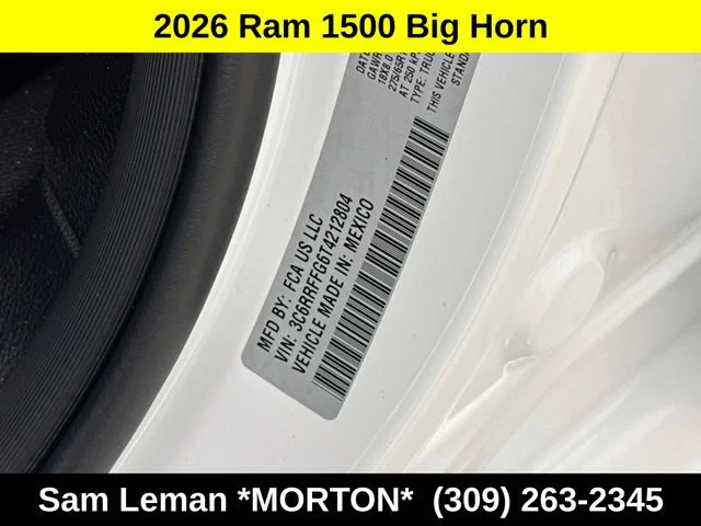 New 2026 White Ram Big Horn/Lone Star image 29
