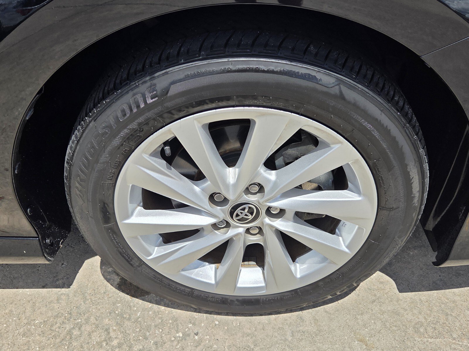 Used 2024 Midnight Black Metallic Toyota LE image 10