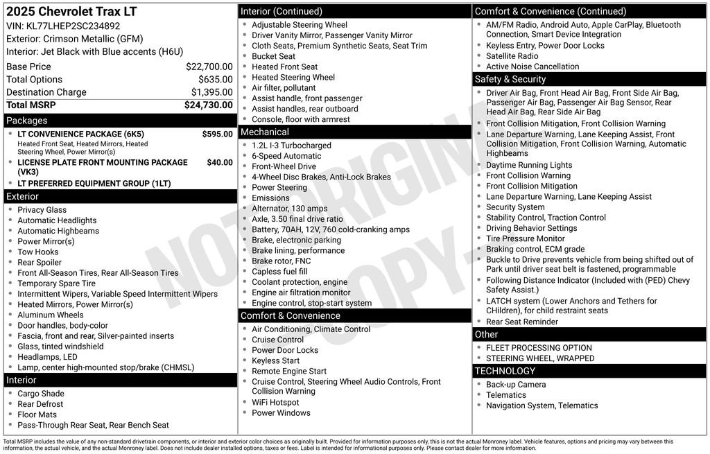 2025 Chevrolet Trax LT - Photo 27