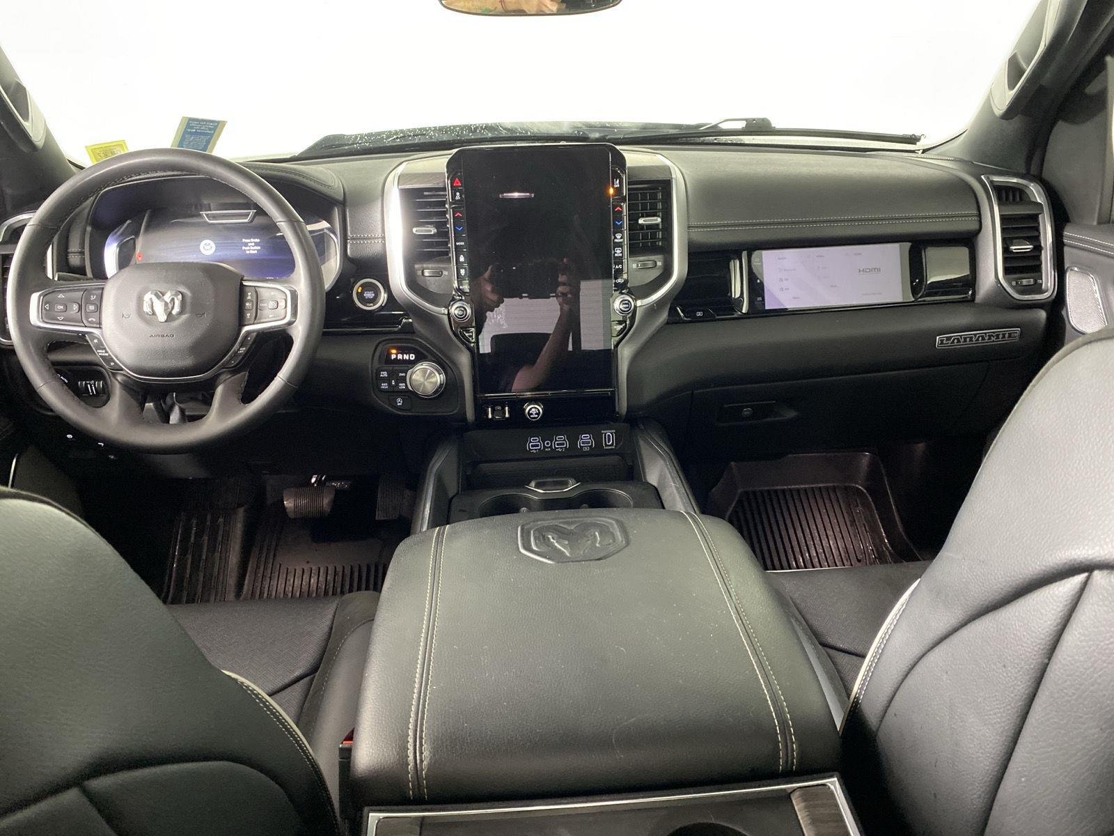 Used 2025 Diamond Black Crystal Pearlcoat Ram Laramie image 35