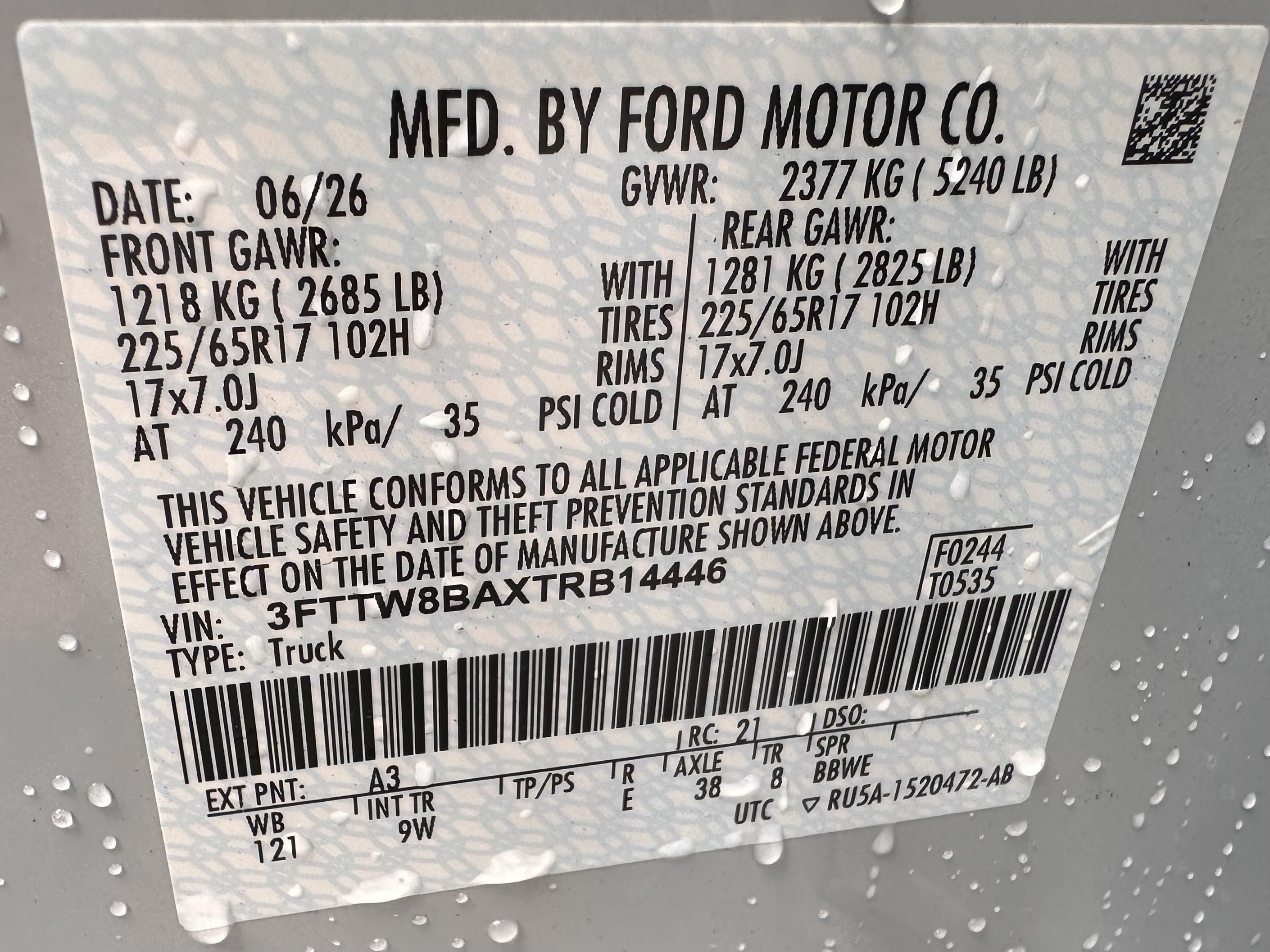 New 2026 Space White Metallic Ford XL image 27