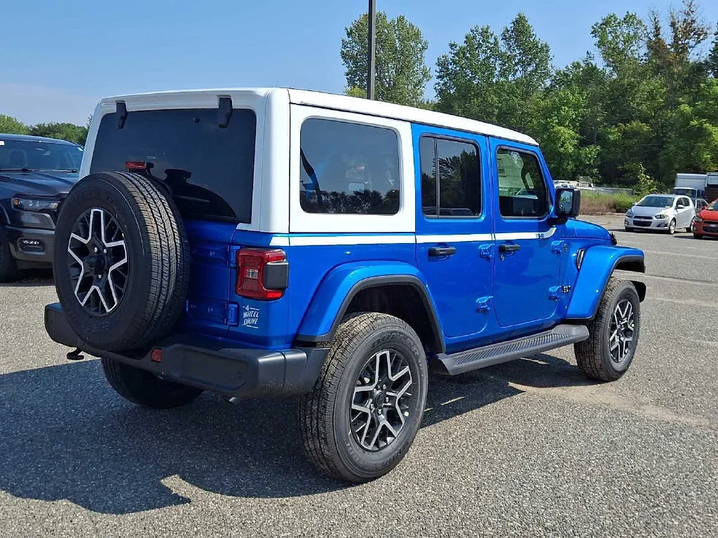New 2027 Hydro Blue Pearlcoat Jeep Sahara image 8