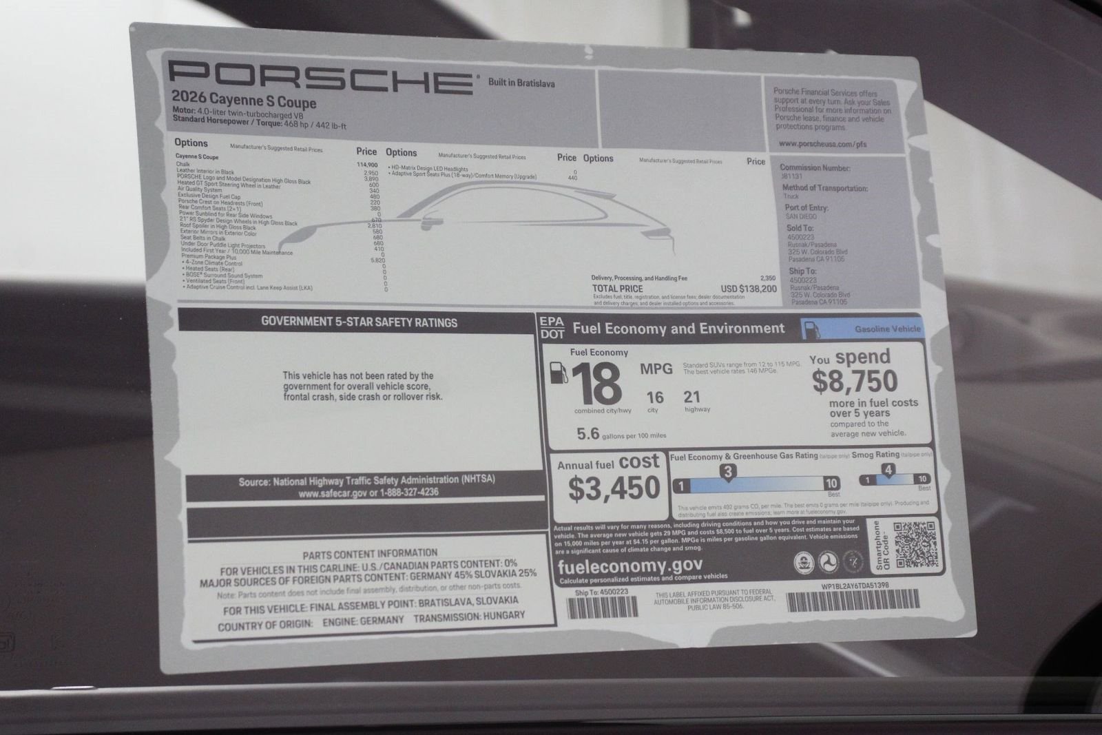 New 2026 Chalk Porsche S image 25