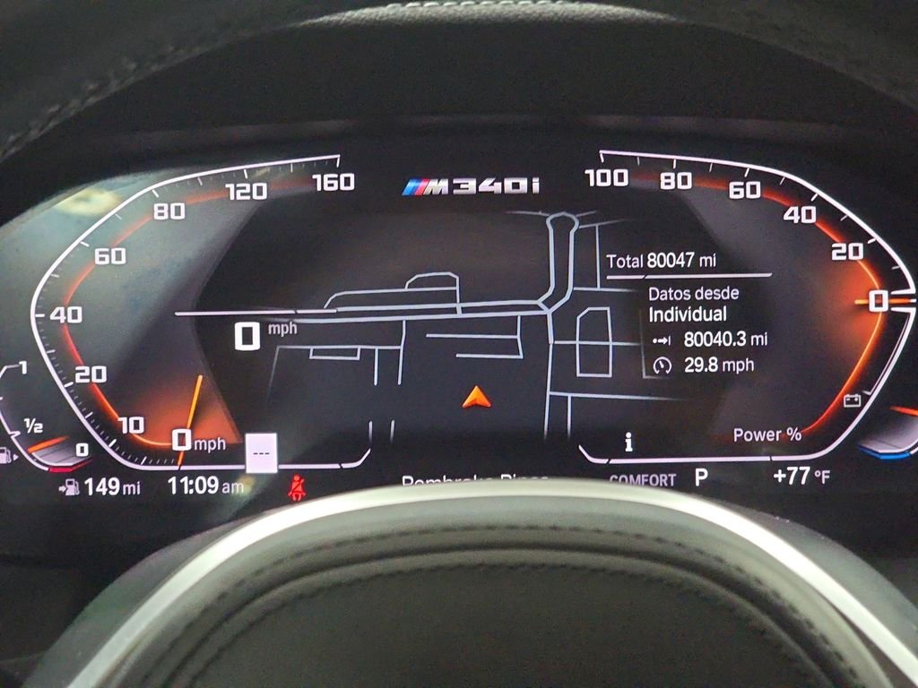 Used 2021 Sunset Orange Metallic BMW M340i image 16