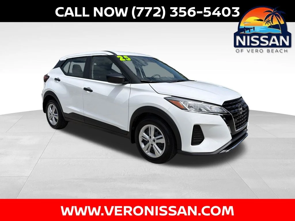 Certified Used 2025 White Nissan S image 1