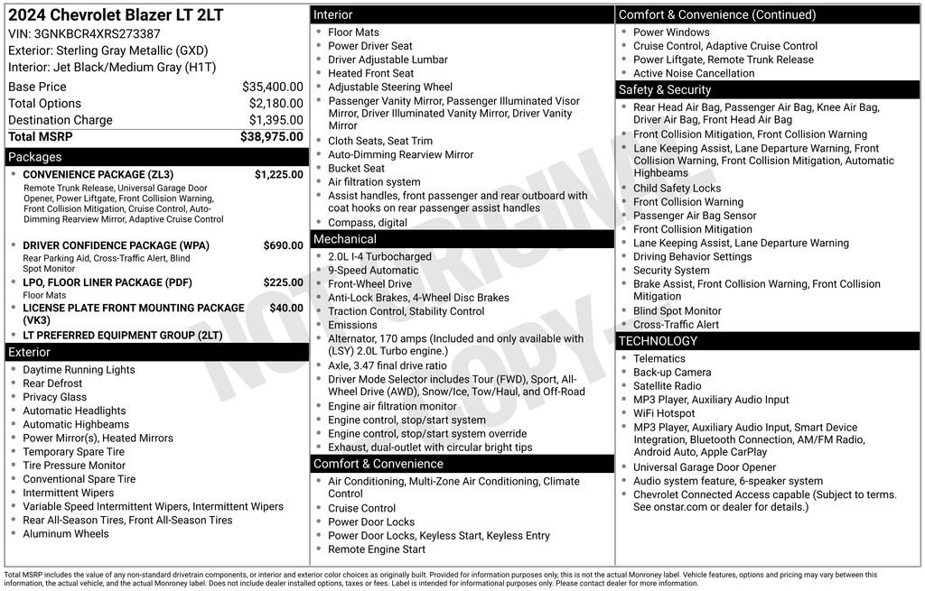 Used 2024 Gray Chevrolet LT image 21