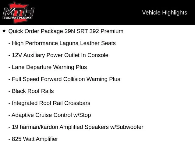 Certified Used 2024 Black Dodge SRT 392 Premium image 10