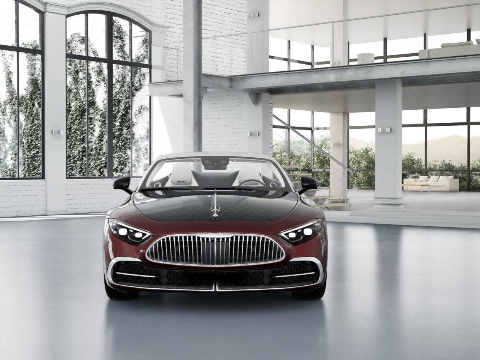 New 2026 MANUFAKTUR exclusive barolo red metallic Mercedes-Benz Maybach SL 680 Monogram Series image 7