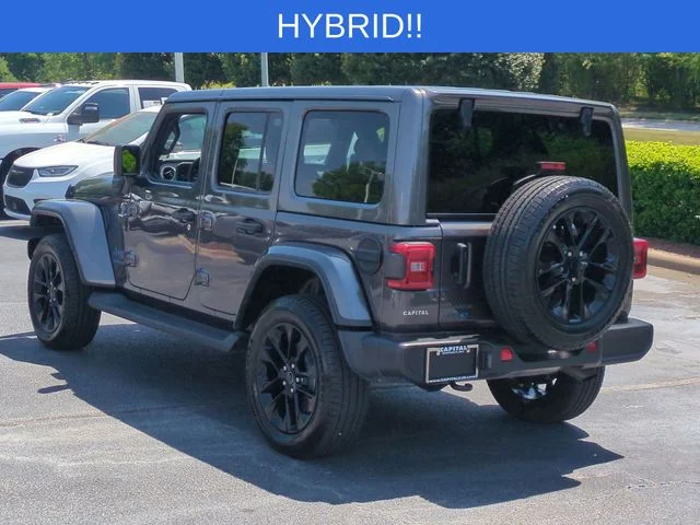Used 2025 Gray Jeep Sahara 4xe image 3