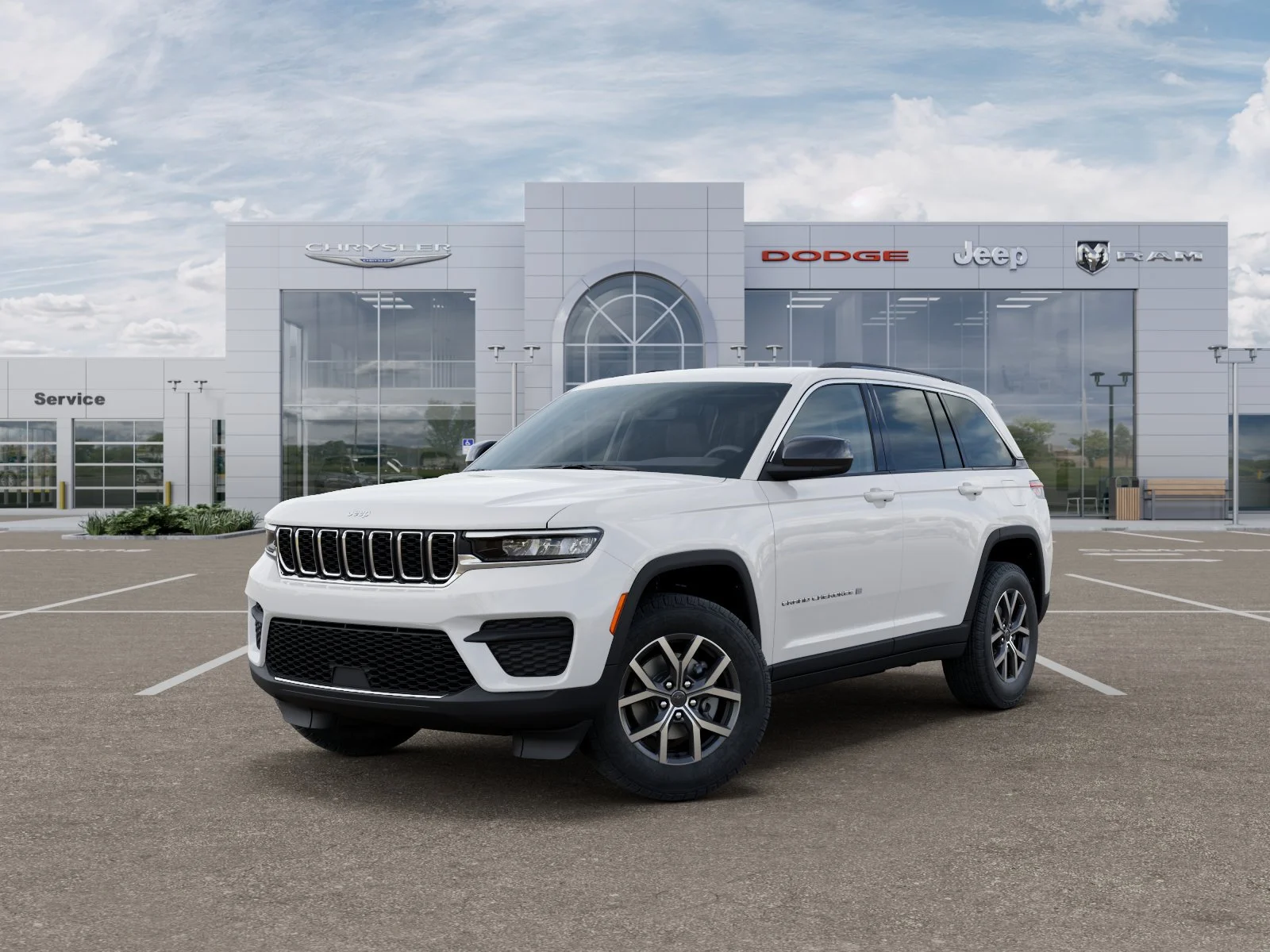 New 2027 Bright White Clearcoat Jeep Laredo X image 1