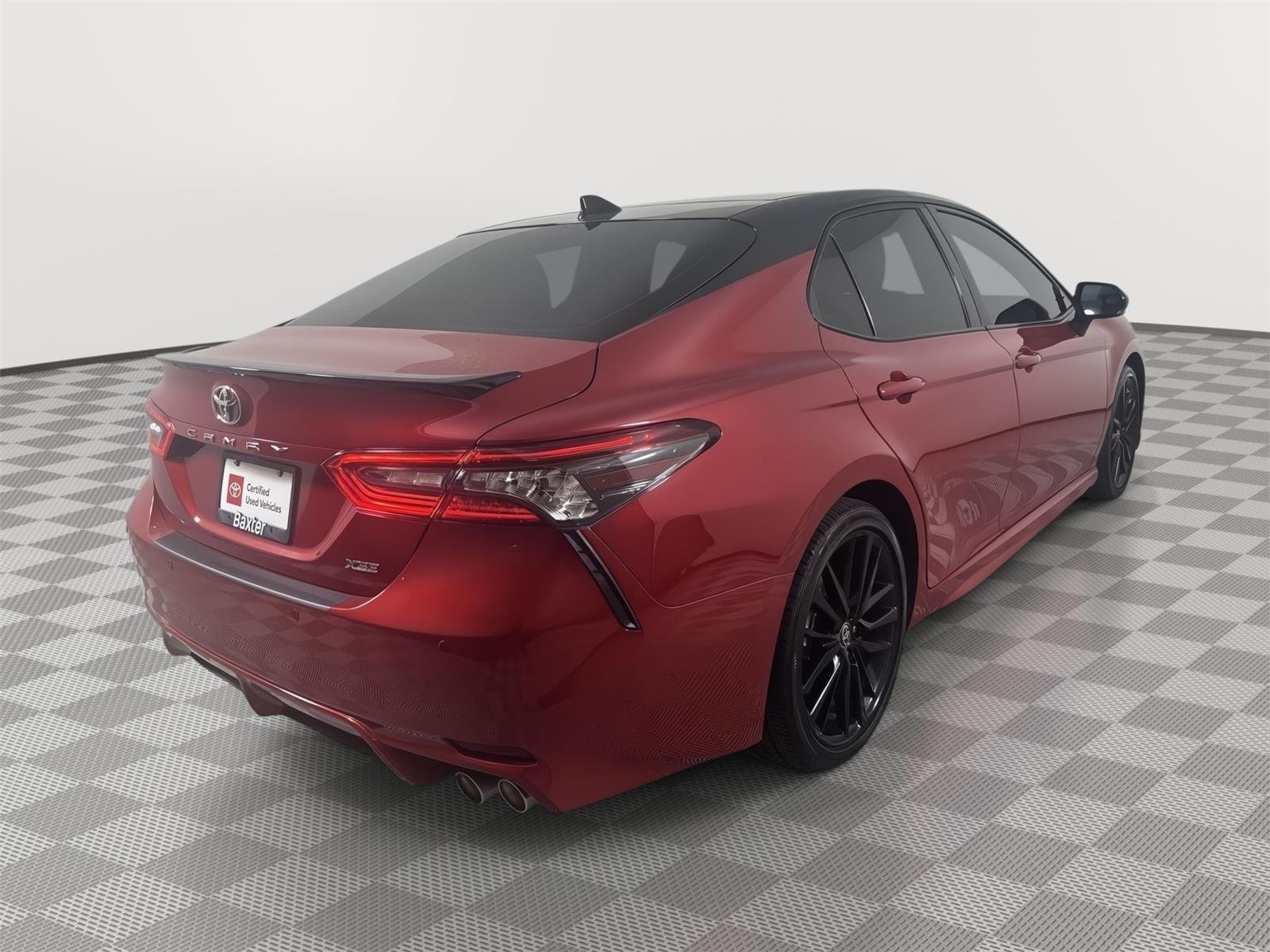 Certified Used 2024 Supersonic Red w/Midnight Black Metallic Roof Toyota XSE V6 image 18