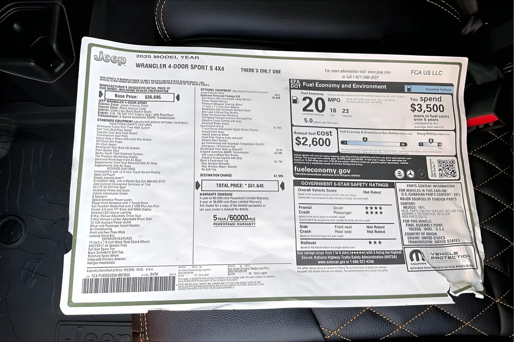 2025 Jeep Wrangler 4-Door Sport S - Photo 21