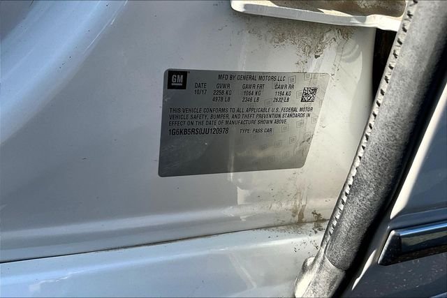 Used 2018 White Cadillac 3.6L image 5