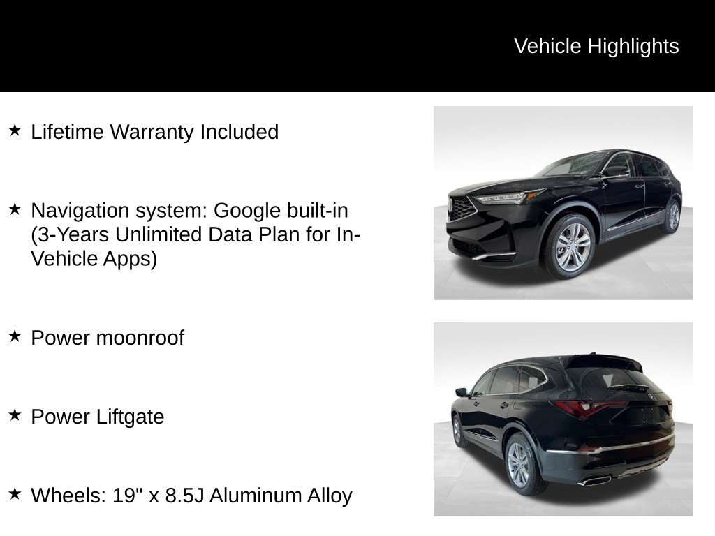 New 2026 Majestic Black Pearl Acura  image 5