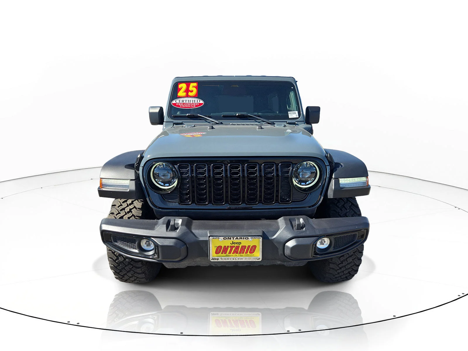 Certified Used 2025 Gray Jeep Willys 4xe image 9