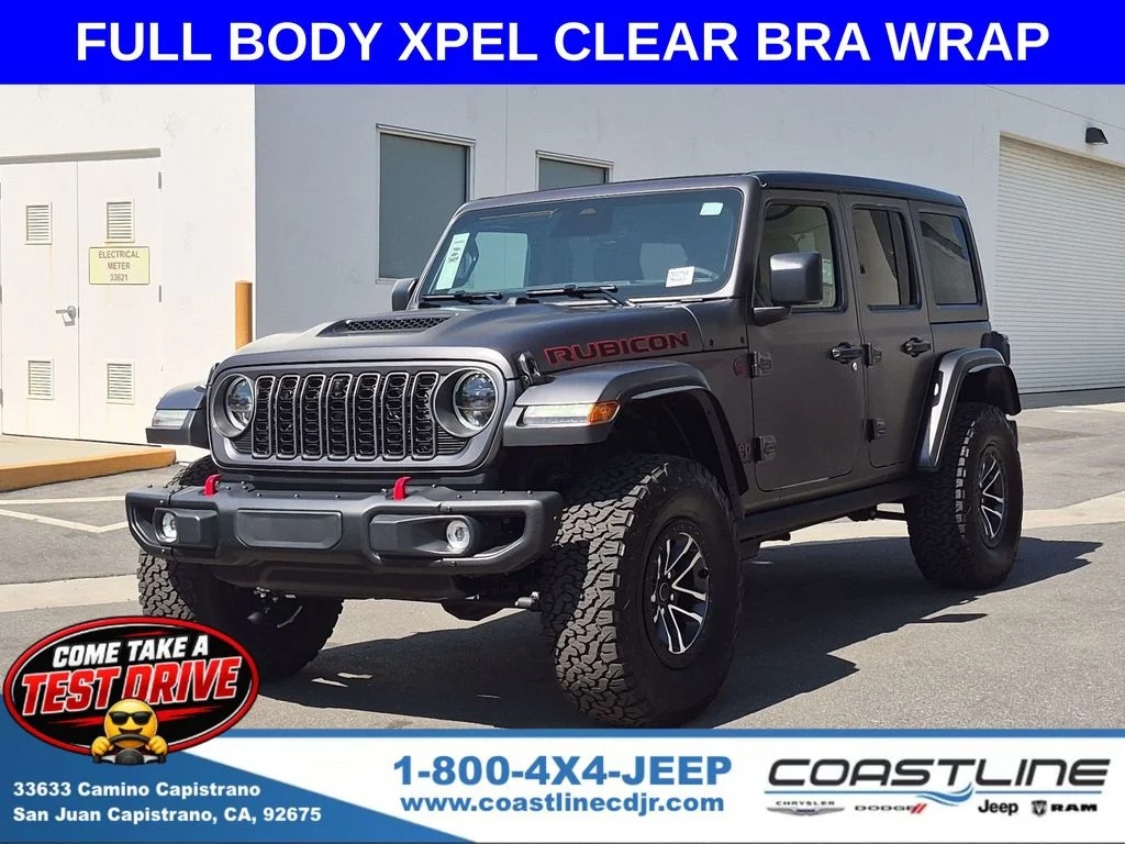 New 2026 Granite Crystal Metallic Clear-Coat Exterior Paint Jeep Rubicon X image 1