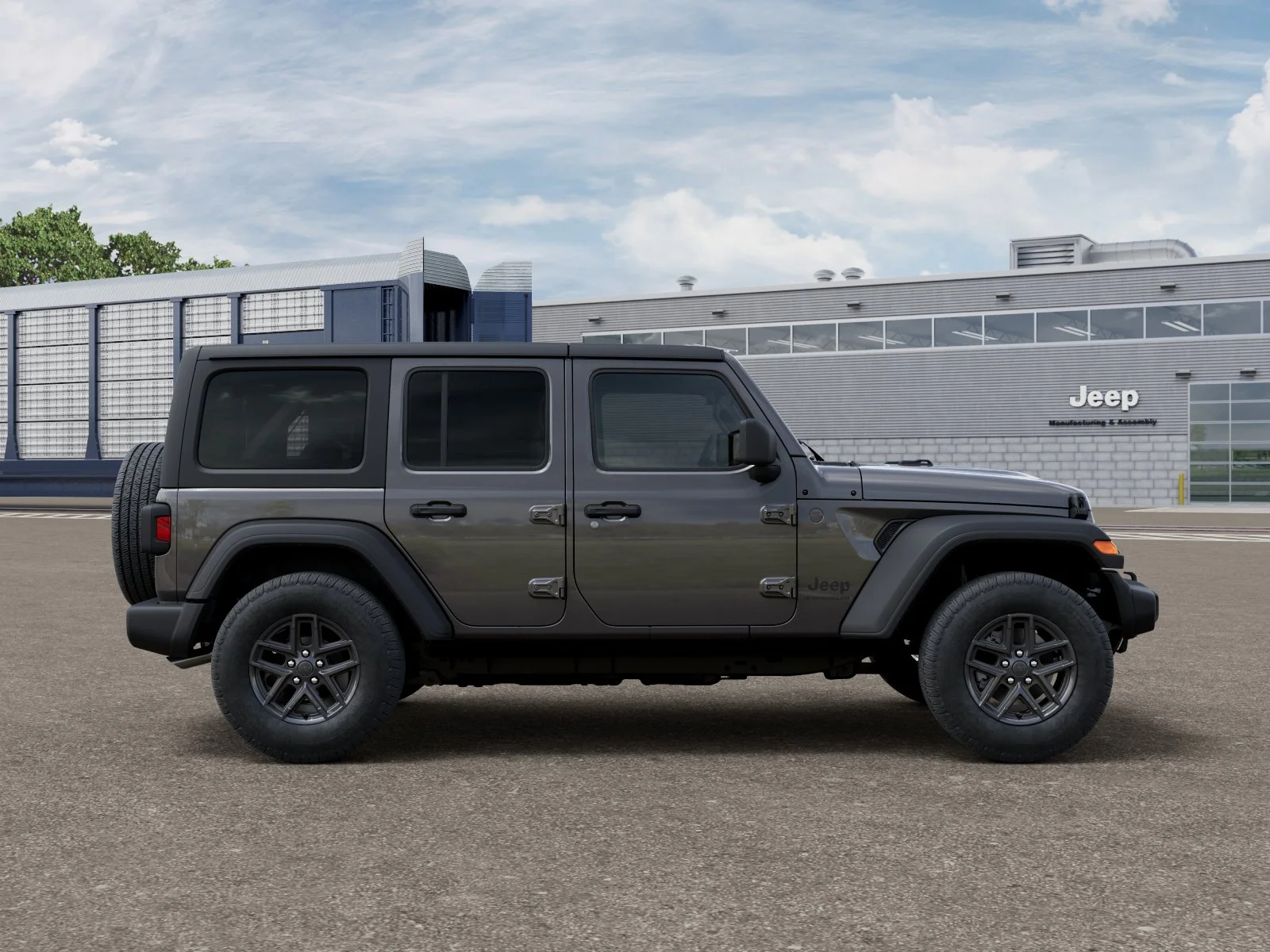 New 2026 Granite Crystal Metallic Clear-Coat Exterior Paint Jeep Sport image 26