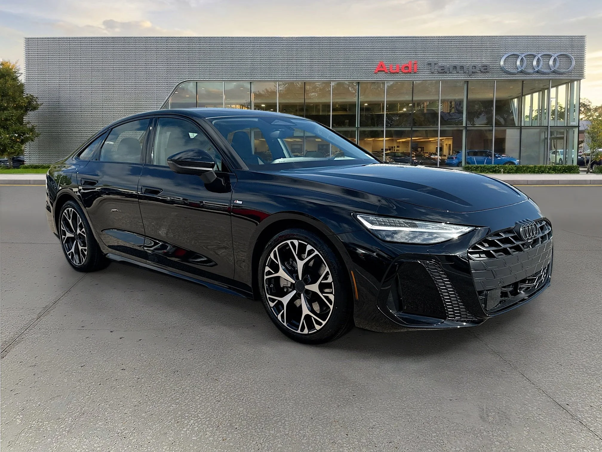 New 2026 Mythos Black Metallic Audi Prestige image 1
