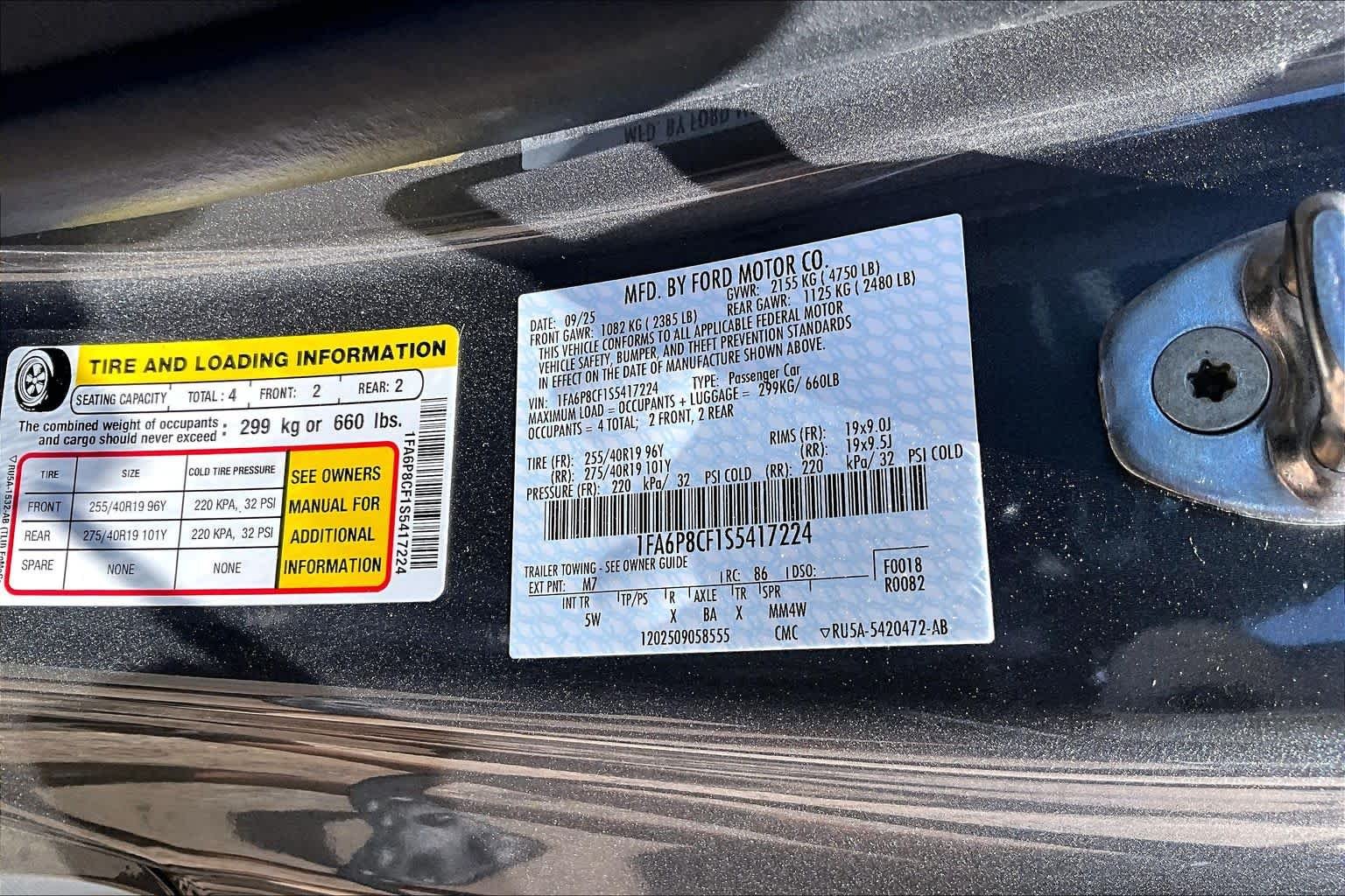 Used 2025 Carbonized Gray Ford GT Premium image 43