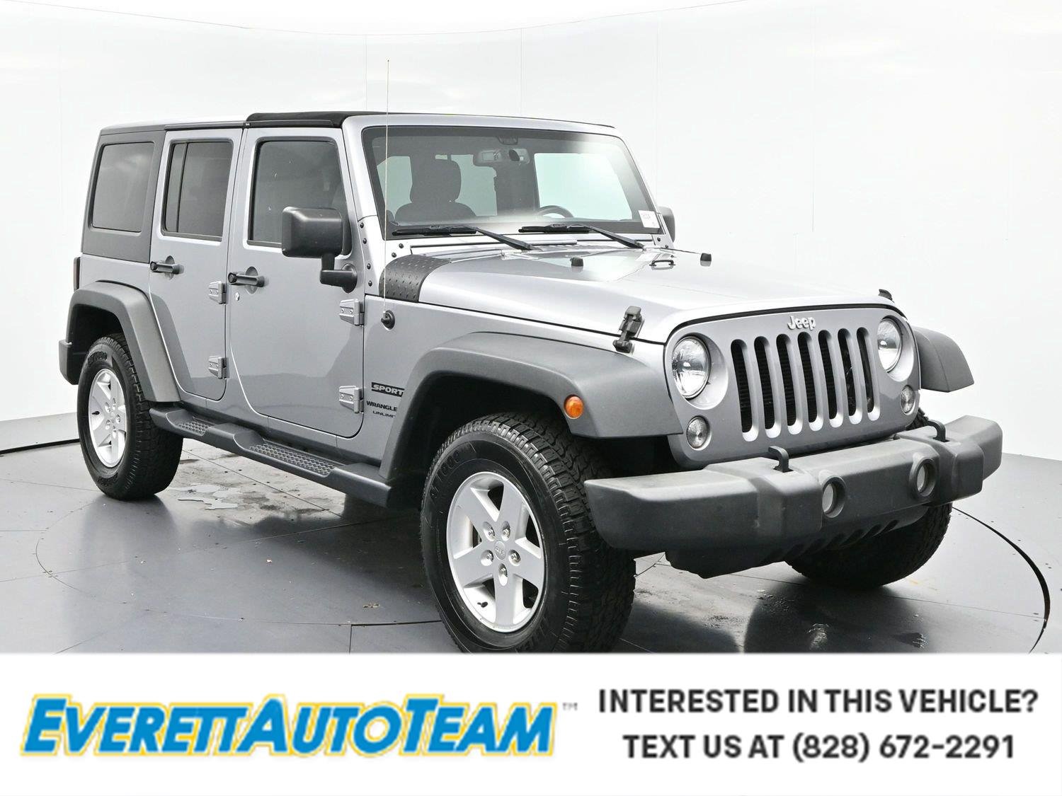 Billet Silver Metallic Clearcoat 2018 Jeep Wrangler SUV / Crossover Four-Wheel Drive 