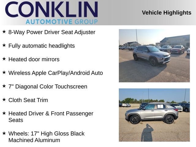 Used 2023 Chevrolet TrailBlazer LT with VIN KL79MPS20PB074680 for sale in Newton, KS