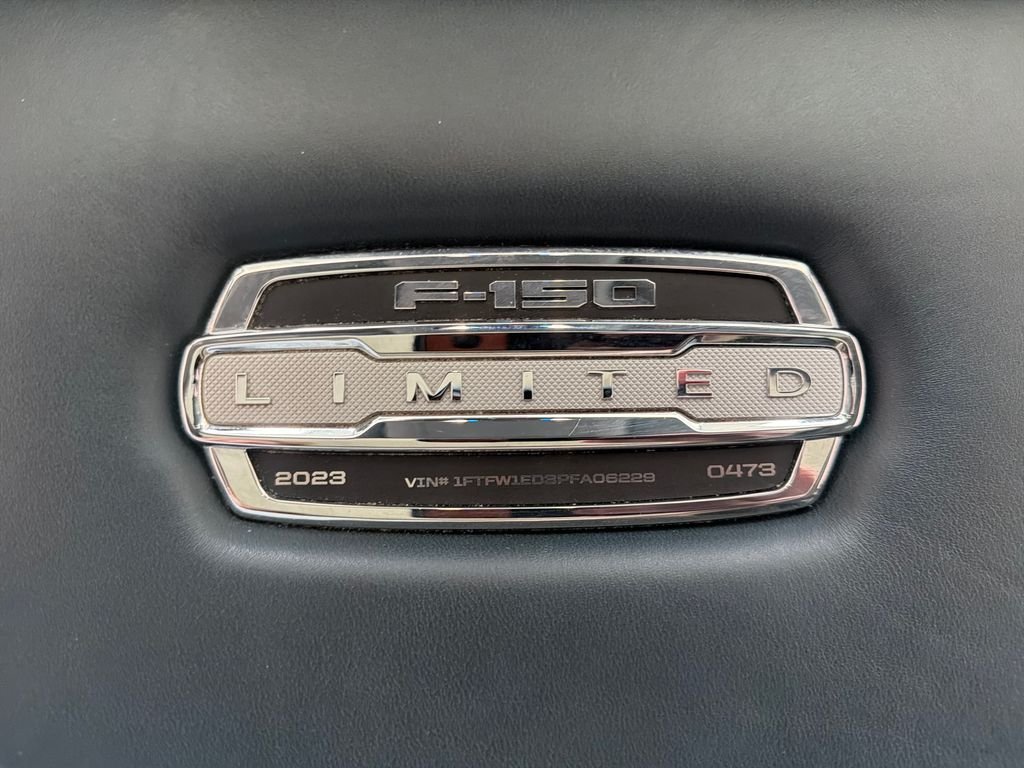 Used 2023 White Metallic Ford Limited image 20