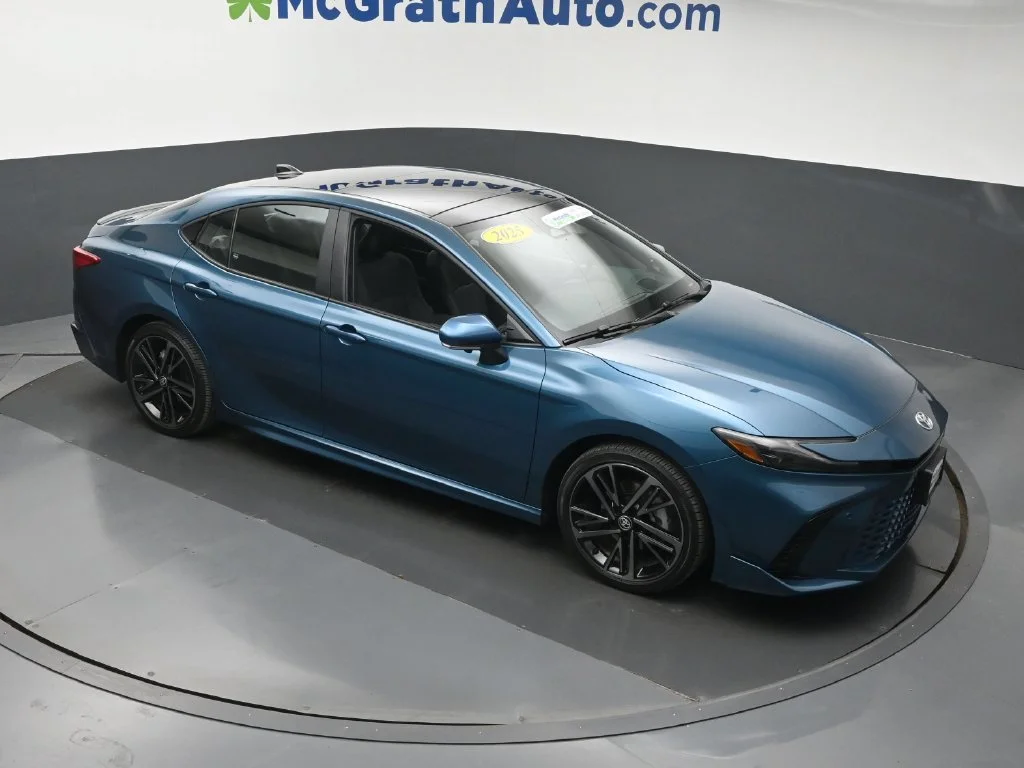 Certified Used 2025 Blue Toyota XSE image 3