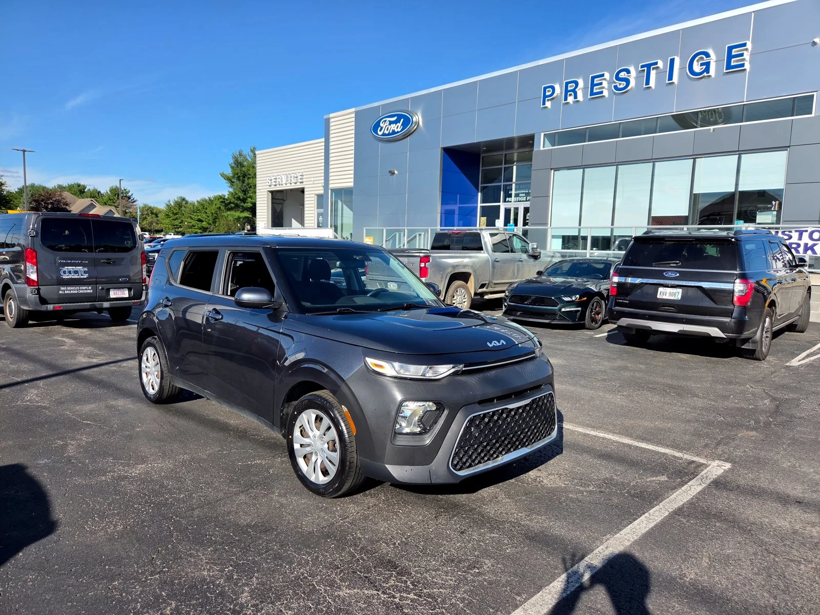 Used 2022 Gray Kia LX image 1