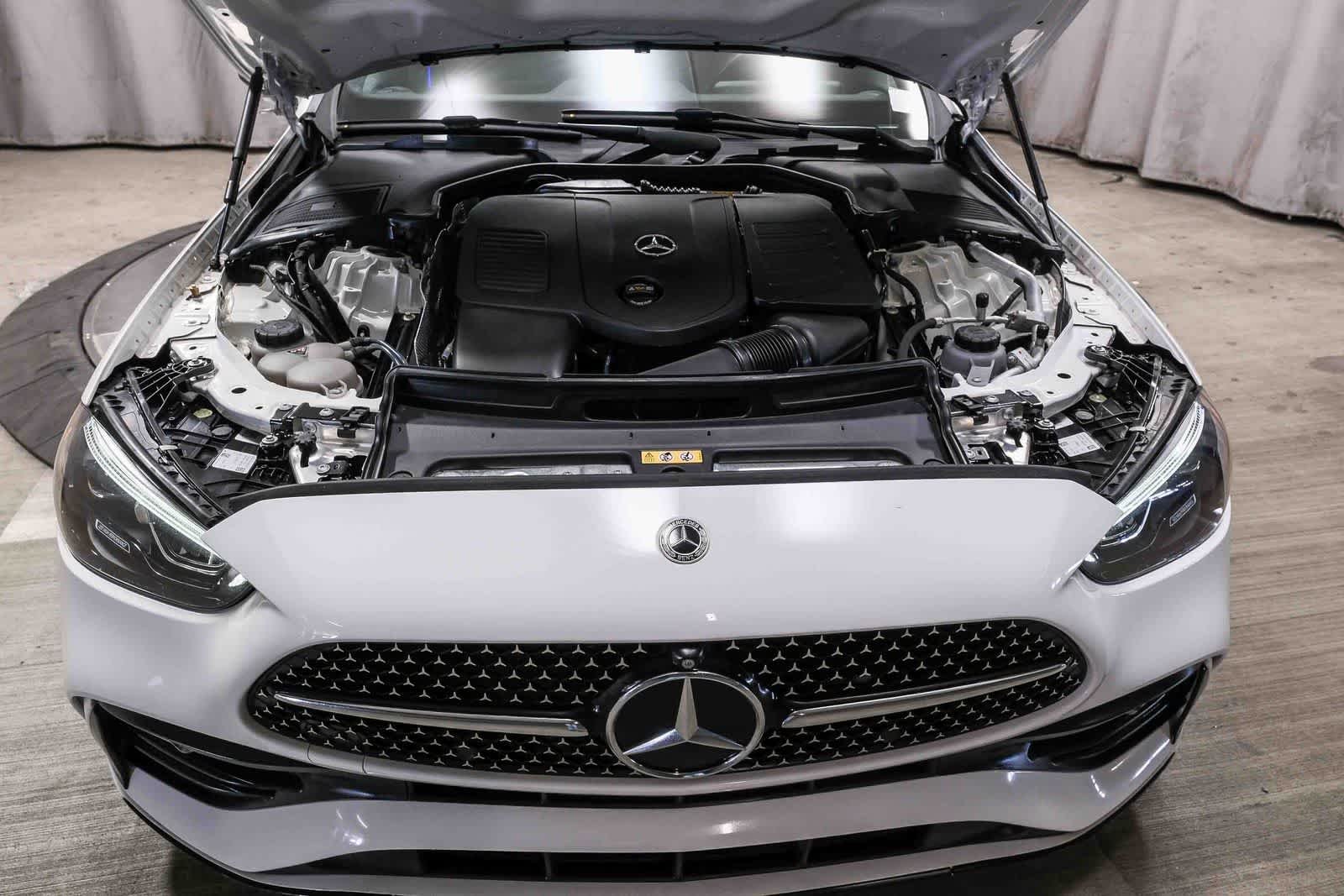 Certified Used 2022 Polar White Mercedes-Benz C 300 image 32