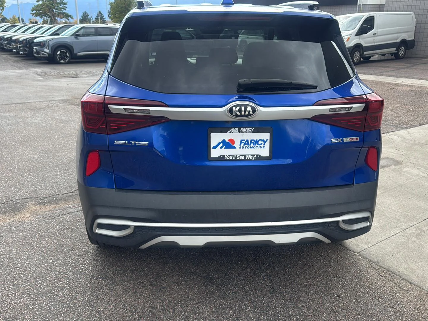 Used 2021 Neptune Blue Kia SX Turbo image 5