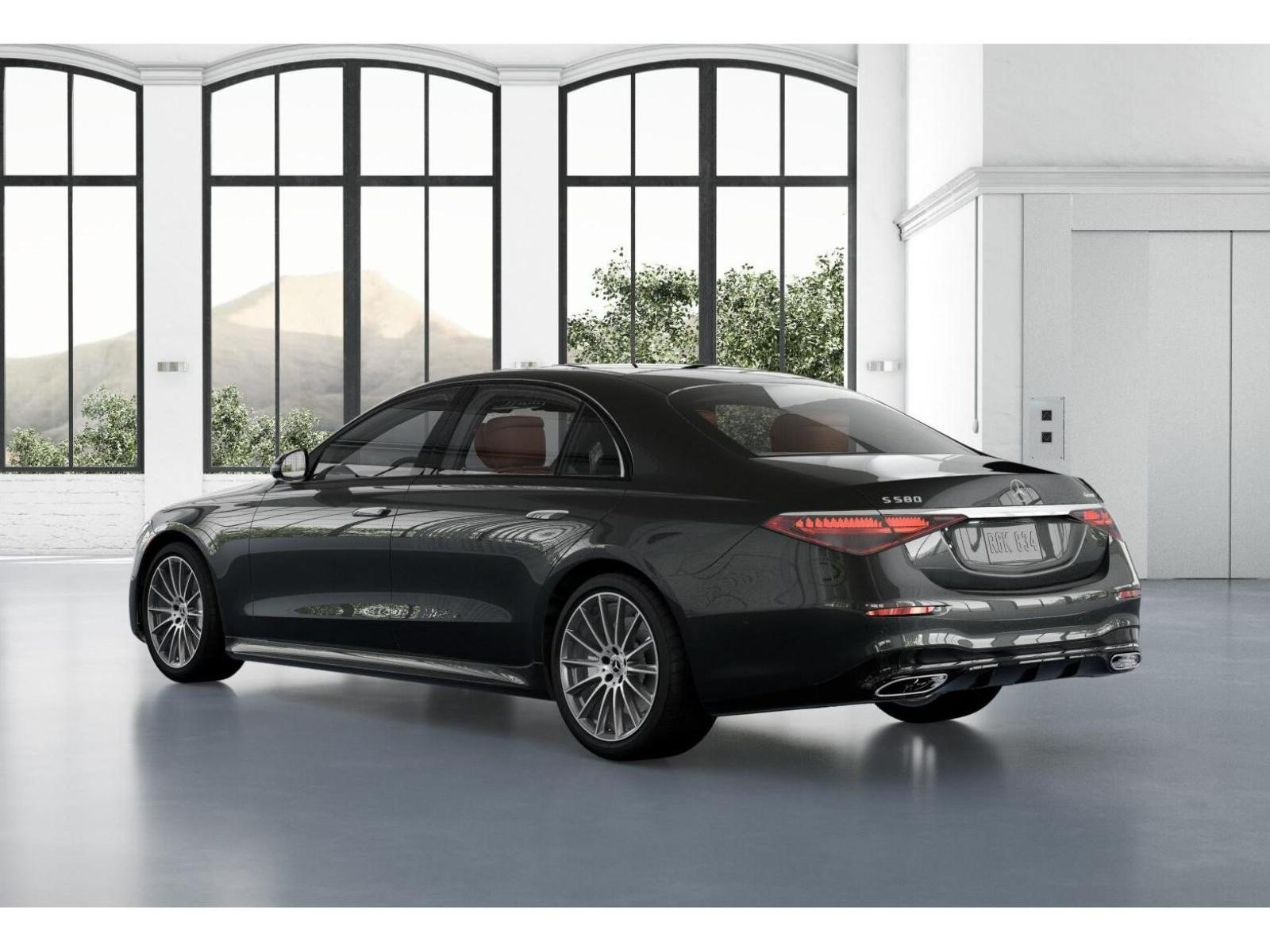 New 2026 Graphite Grey Metallic Mercedes-Benz S 580 4D Sedan 4MATIC® image 30