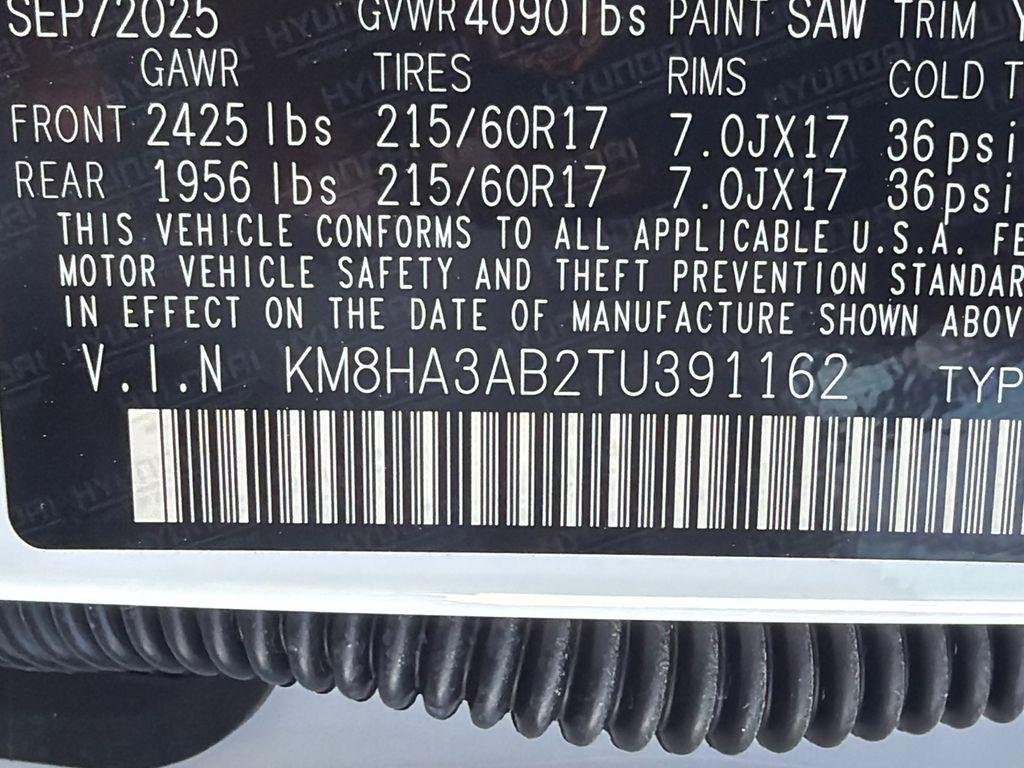 New 2026 White Hyundai SE FWD image 31