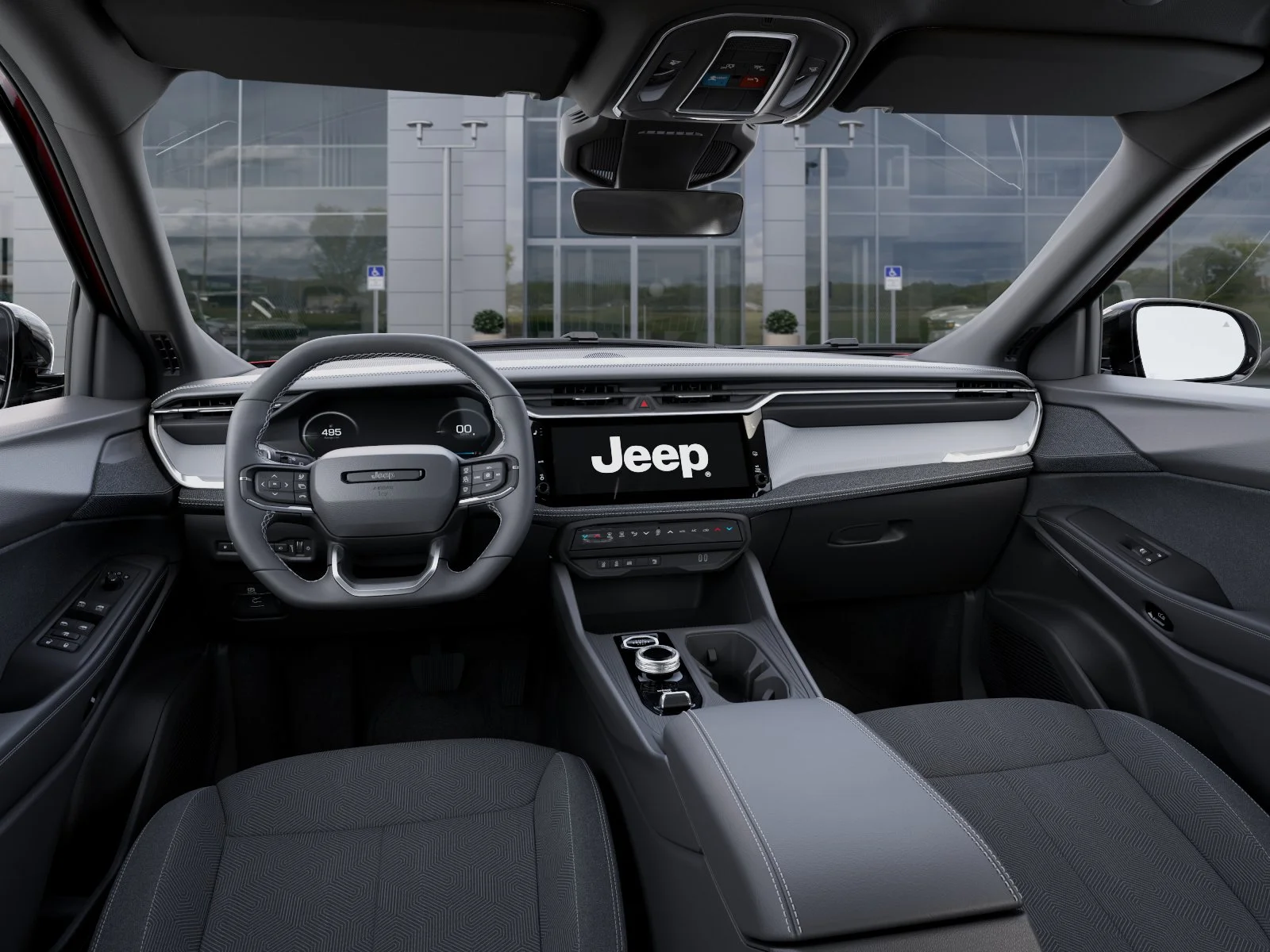 New 2026 Red Hot Pearl-Coat Exterior Paint Jeep Laredo image 15