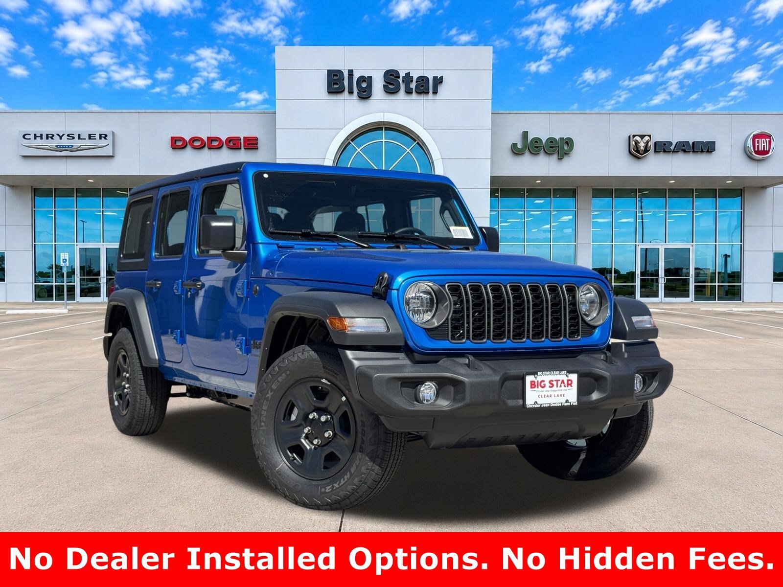 New 2026 Hydro Blue Pearl-Coat Exterior Paint Jeep Sport image 1