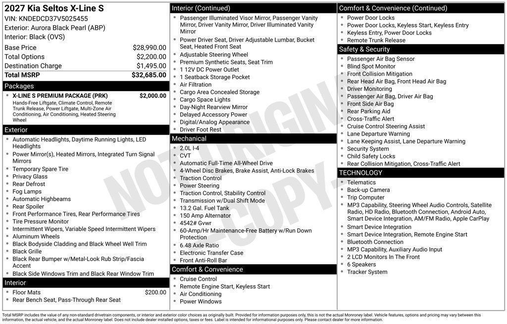 New 2027 Black Kia X-Line S image 6