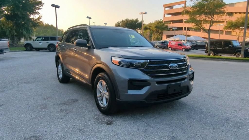 Used 2023 Carbonized Gray Metallic Ford XLT image 3