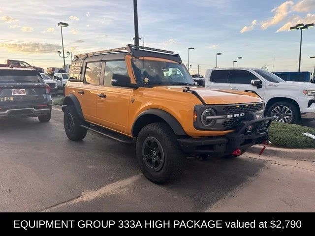 Used 2022 Orange Ford Badlands image 3